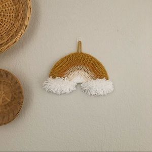 Crochet Sun / Rainbow Wall Charm (Sunrise)